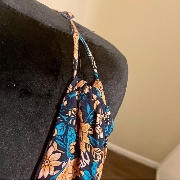 Bohemian Maxi Multi-Colored flowered Large Dress - Picture 4 of 9